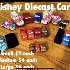 Disney Pixar Cars diecast vehicles